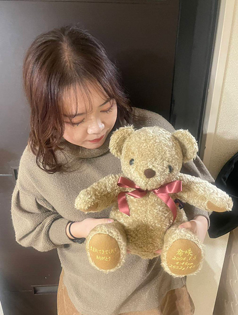 ウェイトベア「ココット」をご購入いただいたお客様